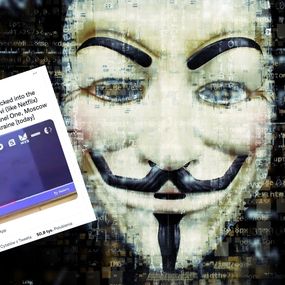 Okładka artykułu Anonymous dwukrotnie zhakowali telewizję rosyjską i kanały streamingowe