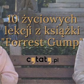 Okładka artykułu 10 życiowych lekcji z książki "Forrest Gump"