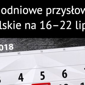 Okładka artykułu Tygodniowe przysłowia polskie na 16 – 22 Lipca