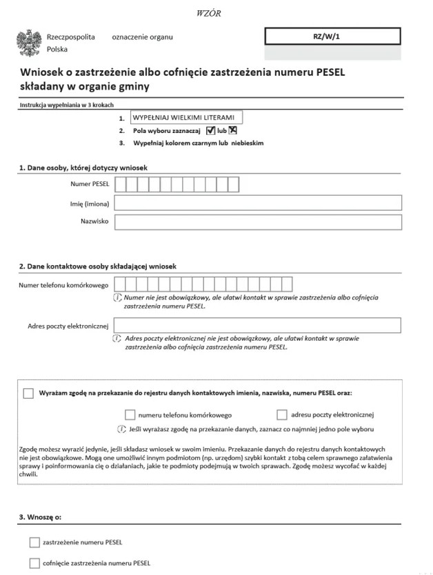 Zdjęcie Jak zastrzec numer PESEL? [Wzór wniosku] #1