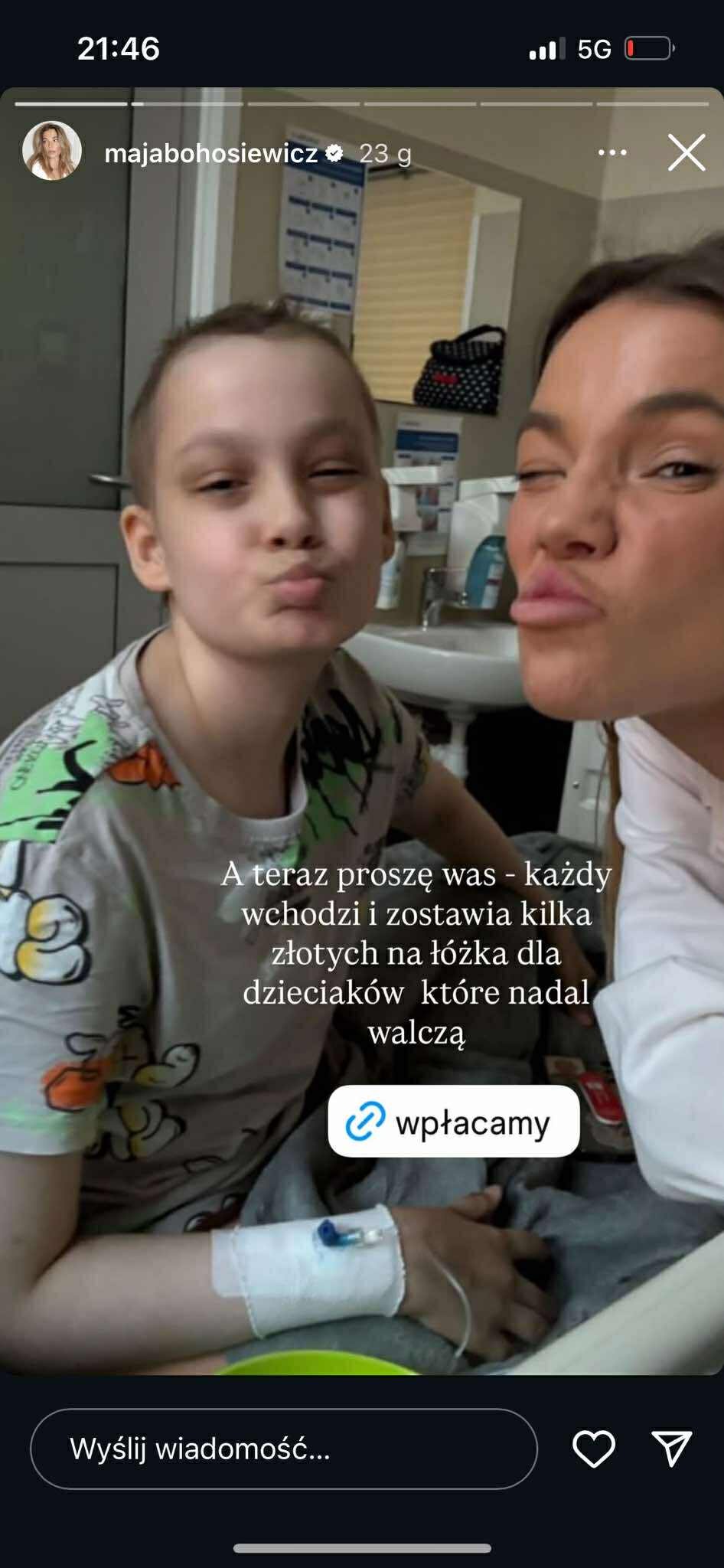 Zdjęcie „Złamałeś mi serce, młody" - Maja Bohosiewicz w żałobie. Nie żyje chłopiec. Ruszyła zbiórka! #2