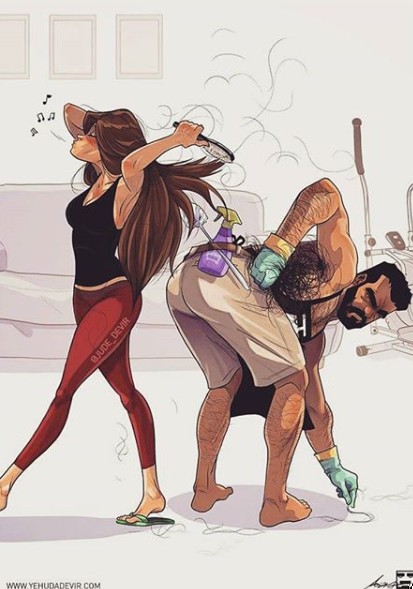 Zdjęcie Niesamowite i zabawne grafiki, które przedstawiają realia życia pary! #6