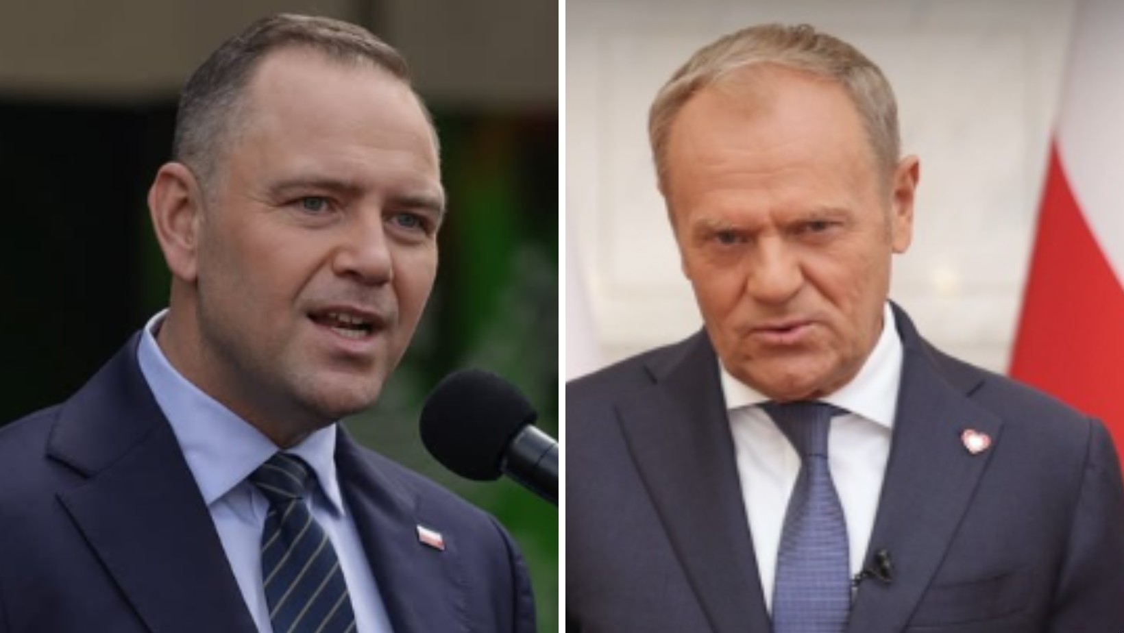 „Łapy precz” – Wściekły Donald Tusk odpowiada na żądania Karola Nawrockiego