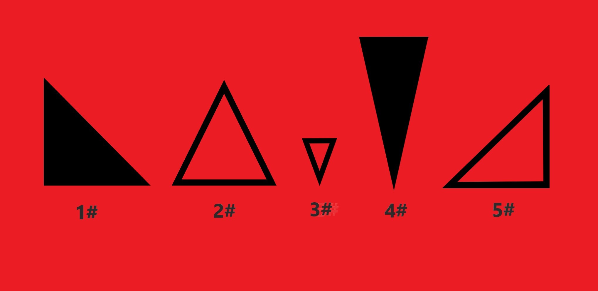 Wybierz jeden z trójkątów – twoja decyzja skrywa prawdę na twój temat!