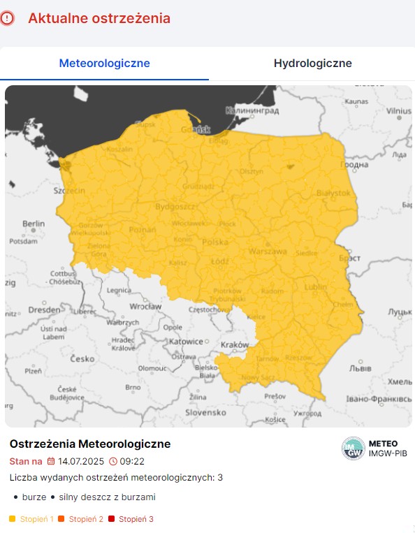 Zdjęcie IMGW bije na alarm – nadchodzą ekstremalne zjawiska! #1