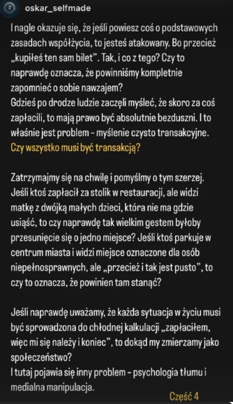 Zdjęcie „Najłatwiej wyżyć się na kimś" - Narzeczony Halejcio staje w jej obronie po "aferze samolotowej" #4