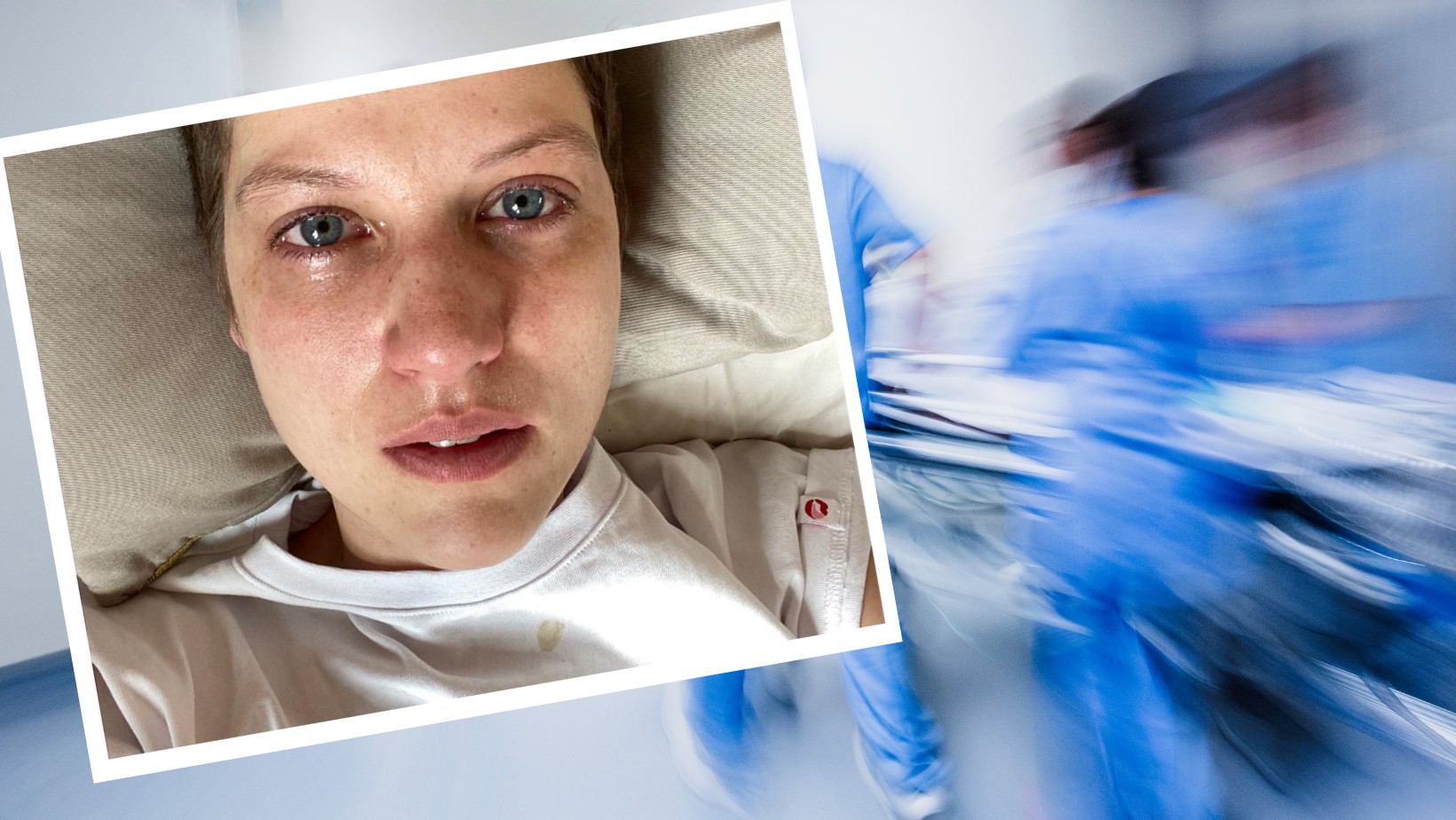 Zapłakana Aleksandra Domańska o bólu, cierpieniu, samotności i szpitalu