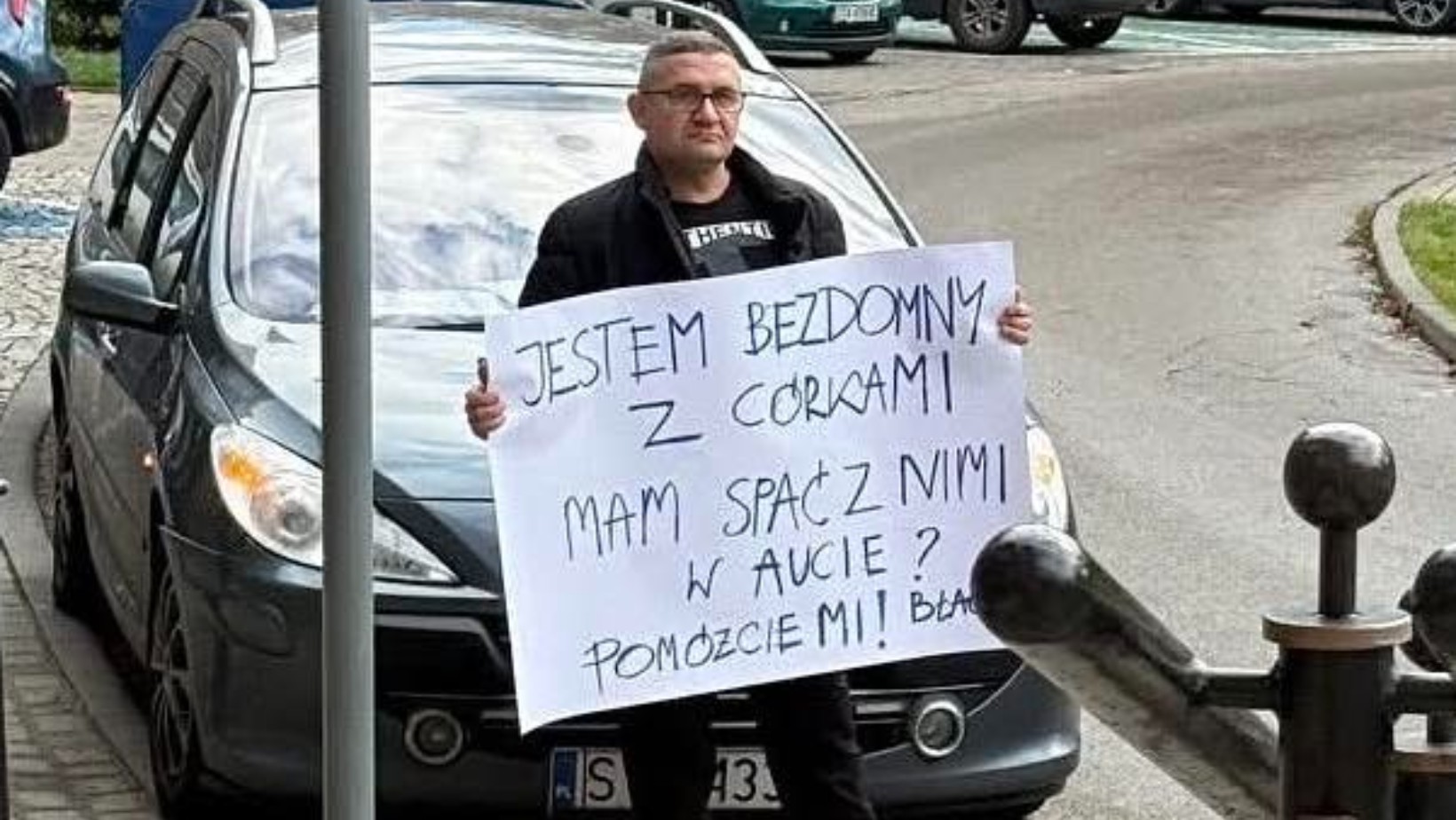 „Mam spać z nimi w aucie?” – dramatyczny apel bezdomnego ojca! Ruszyła zbiórka! Kwota powala!