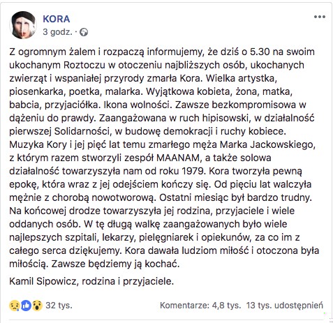 Zdjęcie Nie żyje Olga Jackowska . Miała 67 lat #1