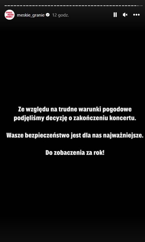 Zdjęcie Męskie Granie przerwane! Doszło do ewakuacji w Żywcu! #1