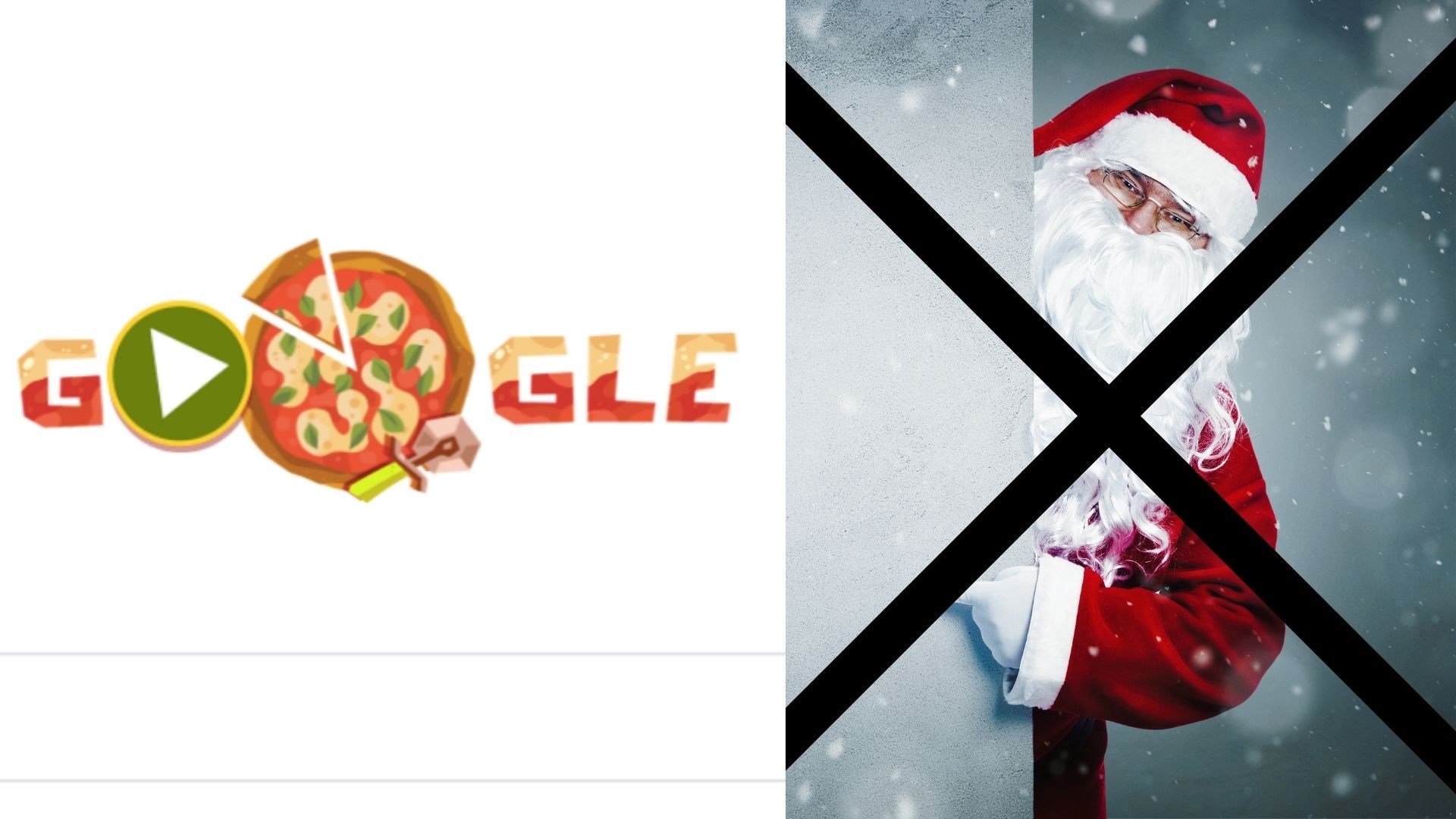 Google doodle czci dziś święto pizzy. Dlaczego nie Mikołajki?