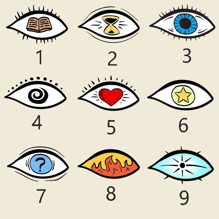 Zdjęcie Psychotest: wybierz oko i dowiedz się, co twój wybór mówi o tobie! #1