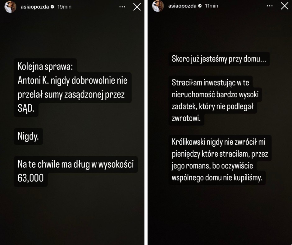 Zdjęcie Antek Królikowski zarzuca Opoździe kłamstwo w sprawie alimentów: „Joanna manipuluje” #6