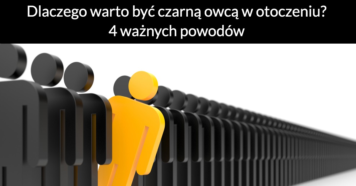 Dlaczego warto być czarną owcą w otoczeniu? 4 ważne powody