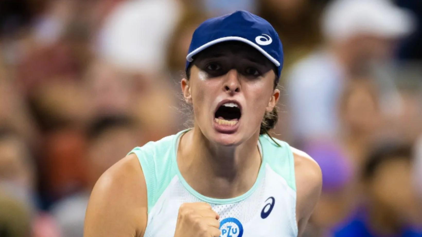 US Open: Iga Świątek zażartowała odbierając nagrodę