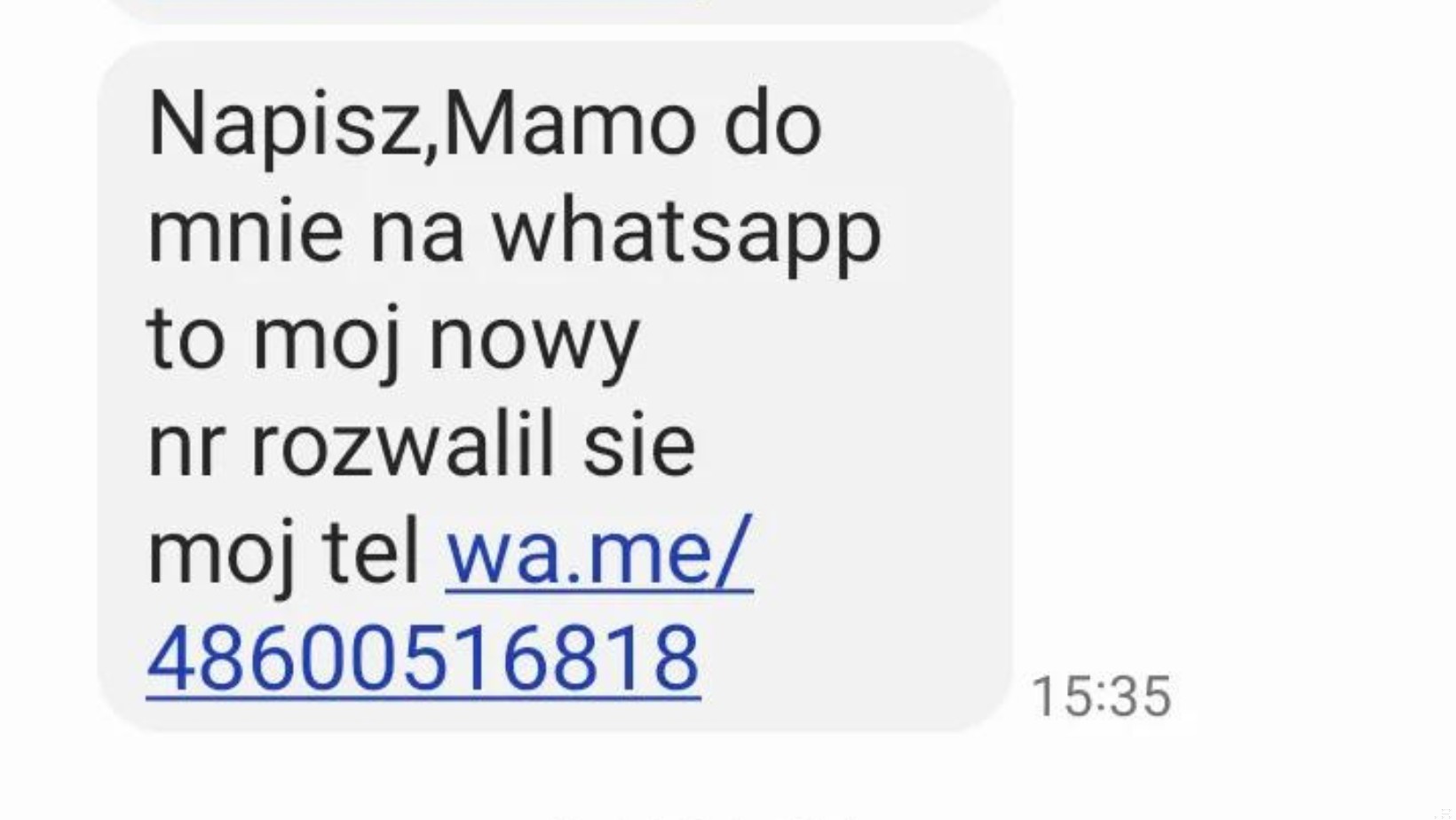 Zdjęcie Dostałeś SMS z prośbą o kontakt z tym numerem?! Uważaj to kolejne oszustwo! #1