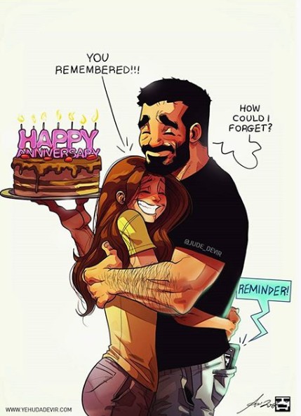 Zdjęcie Niesamowite i zabawne grafiki, które przedstawiają realia życia pary! #7