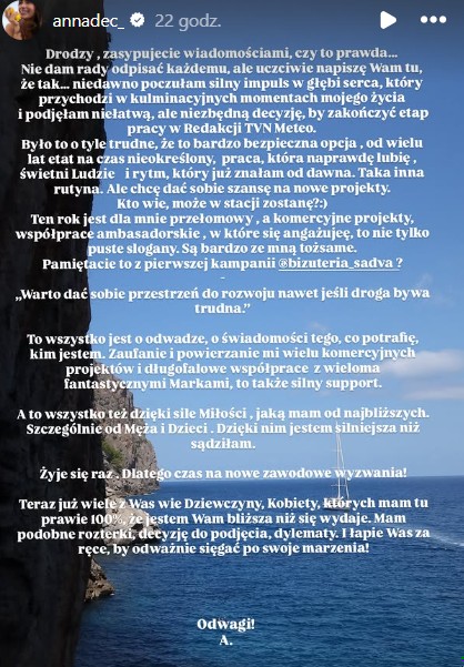 Zdjęcie "Bardzo niebezpieczna opcja". Gwiazda TVN znika ze stacji po 12 latach! #1