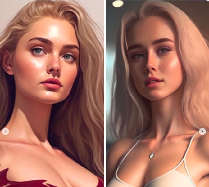 Zdjęcie Sztuczna inteligencja stworzyła „idealną” kobietę i „idealnego” mężczyznę! Wyniki są przerażające! #1