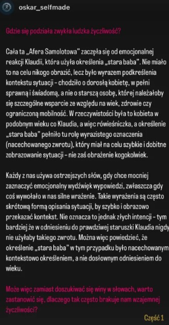 Zdjęcie „Najłatwiej wyżyć się na kimś" - Narzeczony Halejcio staje w jej obronie po "aferze samolotowej" #1