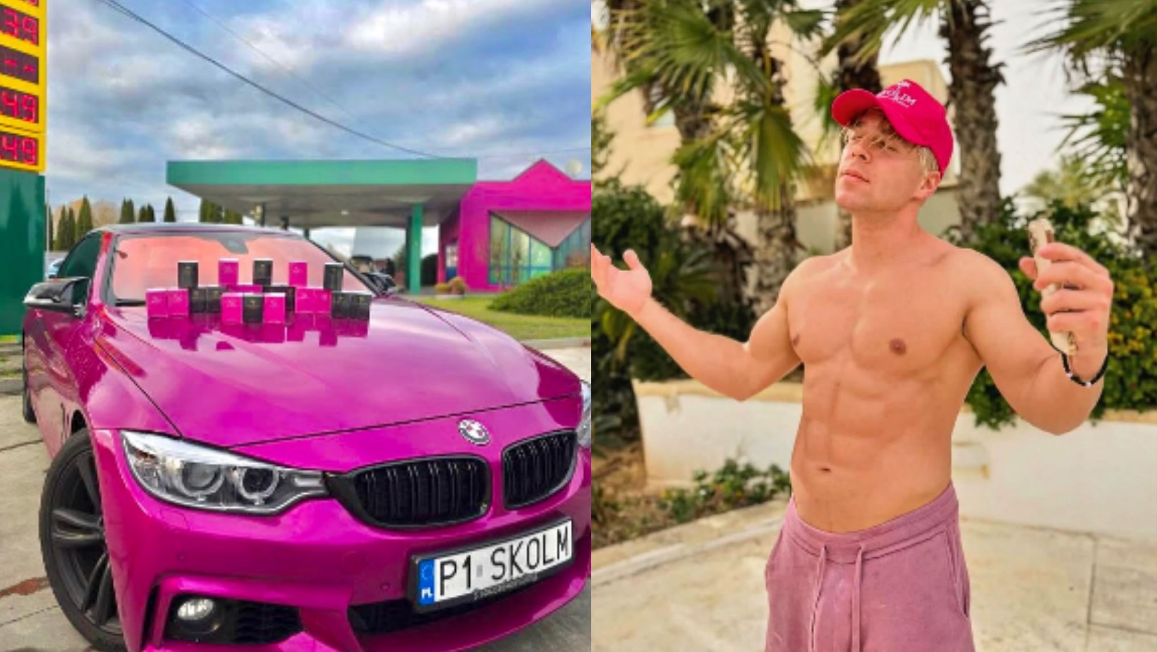 Różowa stacja Skolima podbija Polskę! Ceny paliwa zwalają z nóg