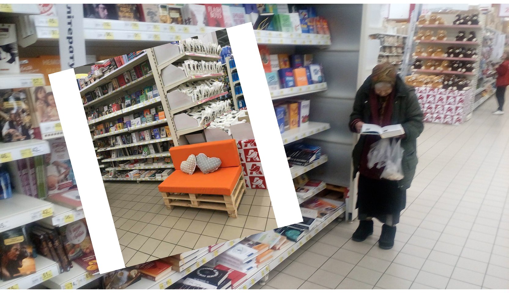 Spędziła lata na czytaniu książek w supermarkecie – pracownicy postanowili o nią zadbać!