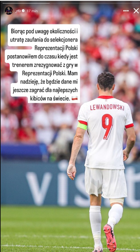 Zdjęcie Robert Lewandowski zawiesza grę w reprezentacji Polski! Jest oświadczenie! #1