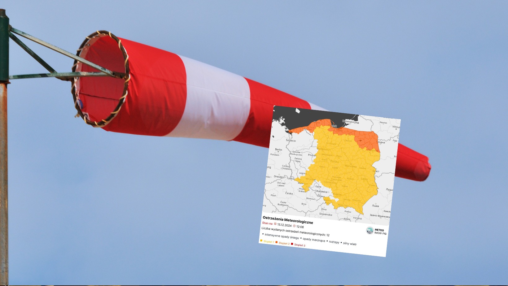 Pilne! IMGW wydało ostrzeżenia przed silnym wiatrem!