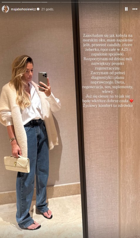 Zdjęcie „Zajechałam się jak kobyła” - Bohosiewicz wyznała prawdę o swoim stanie zdrowia po “TzG" #1