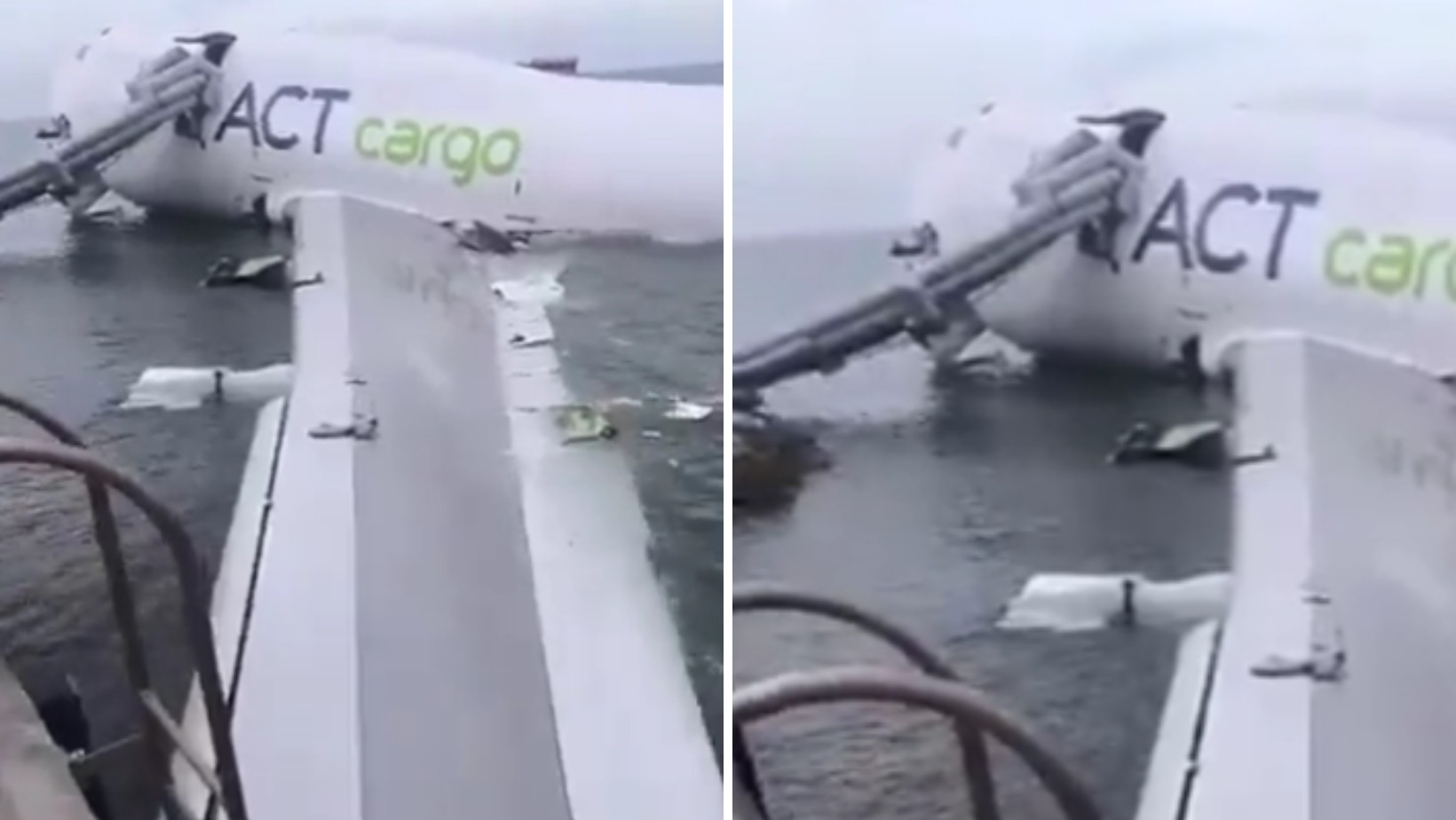 Tragiczny wypadek samolotu! Maszyna runęła do morza podczas lądowania