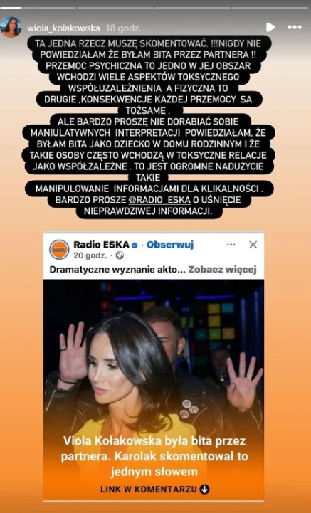Zdjęcie „Nie znoszę manipulacji i kłamstw!” - Kołakowska stanowczo zaprzecza plotkom o przemocy fizycznej! #1