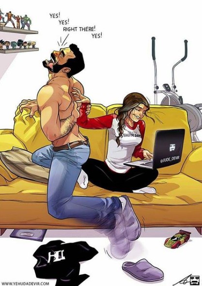 Zdjęcie Niesamowite i zabawne grafiki, które przedstawiają realia życia pary! #10