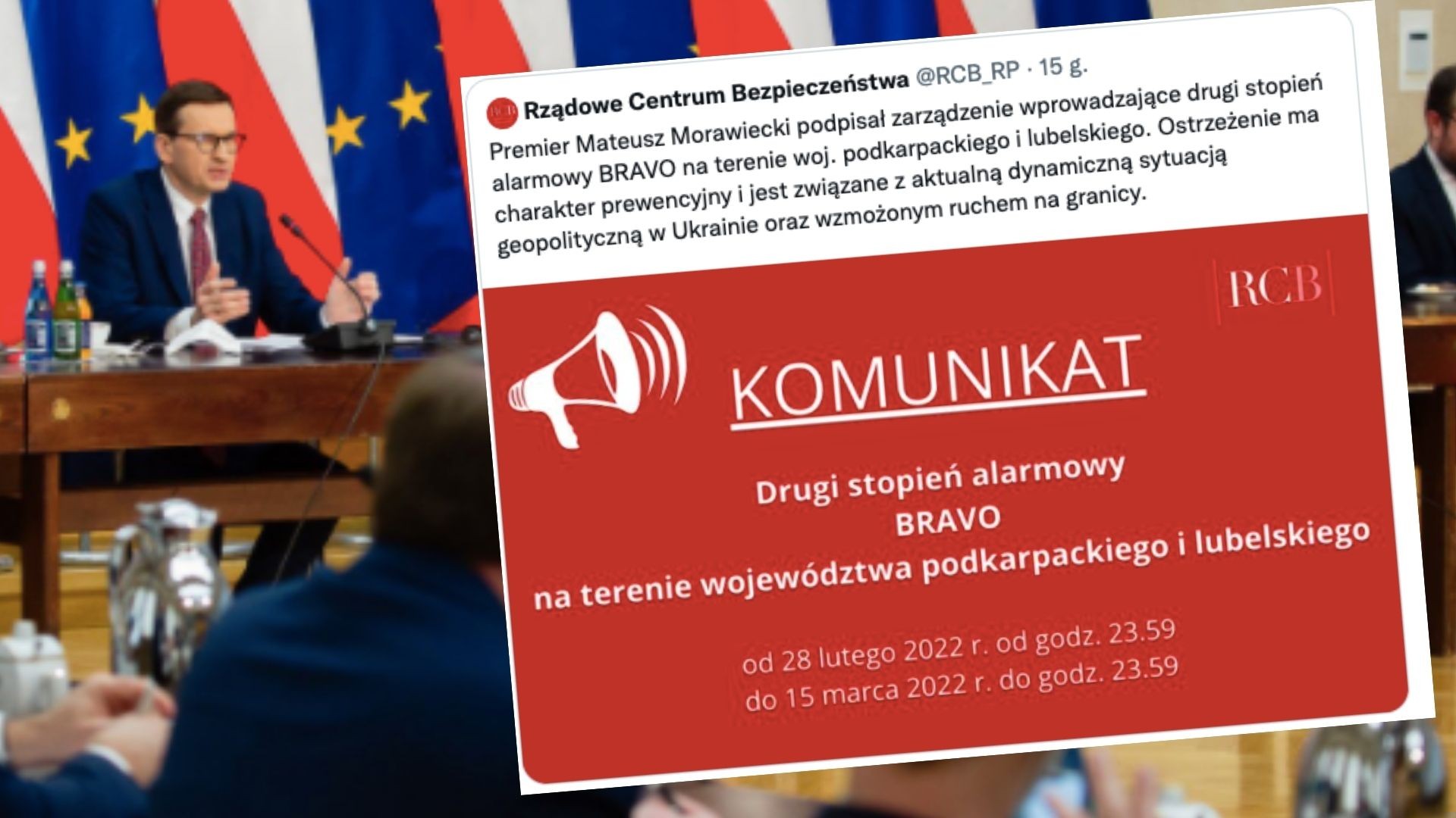 Drugi stopień alarmowy BRAVO wprowadzony w dwóch województwach! Co to oznacza?