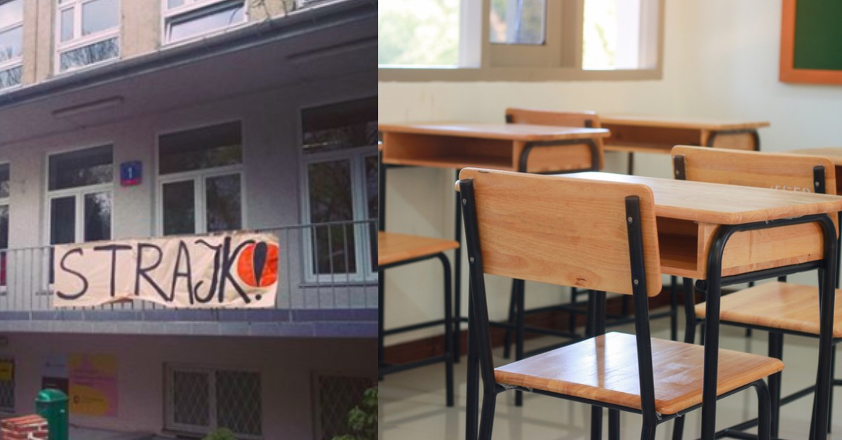 Dyrektor zabronił strajkującym nauczycielom wejścia do szkoły „Albo się pracuje, albo się strajkuje”