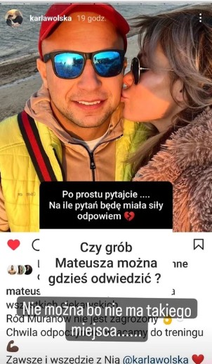 Zdjęcie Gdzie spoczął Mateusz Murański? Partnerka 29-latka zdradziła… #1