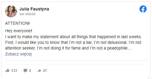 Zdjęcie Szokujące oświadczenie Polki podającej się za Madeleine McCann… #1