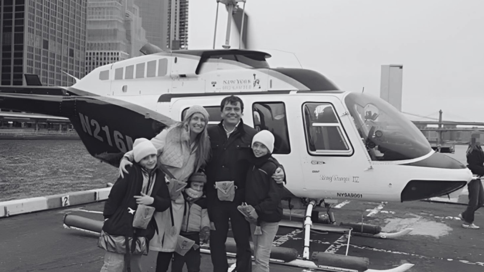 Wypadek helikoptera w Nowym Jorku. Ostatnie zdjęcie ofiar tuż przed katastrofą!
