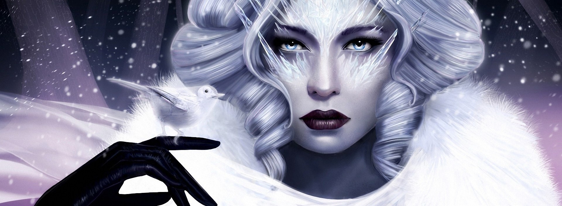 Oto moje przebranie – Królowa Śniegu. Zupełnie pozbawiona uczuć.