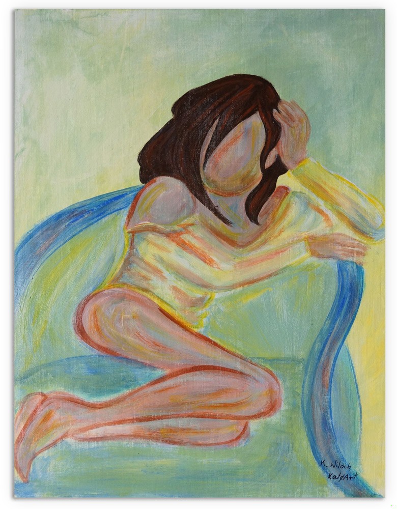 Podbiegla do krawedzii spojrzala w dol. Nabrala powietrza i krzyknela …