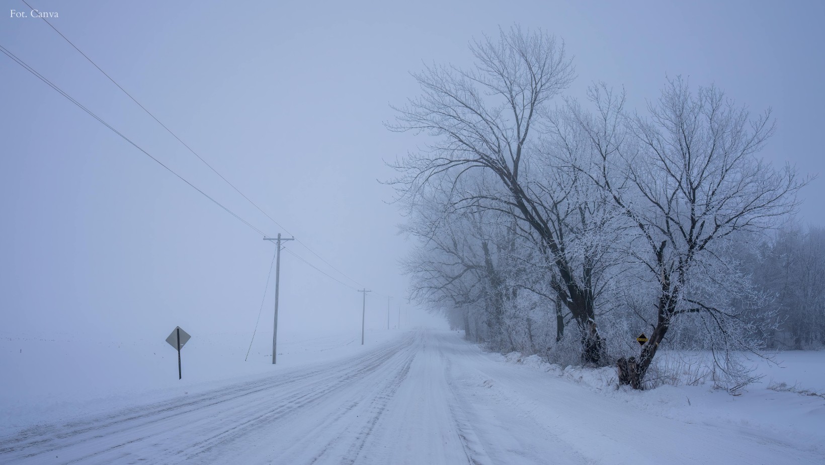 Pilne ostrzeżenie IMGW! Widoczność spadnie do 100 metrów! Paraliż na drogach!