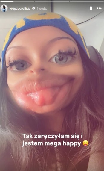 Zdjęcie "Jestem mega happy" - Viki Gabor potwierdza medialne doniesienia! #1
