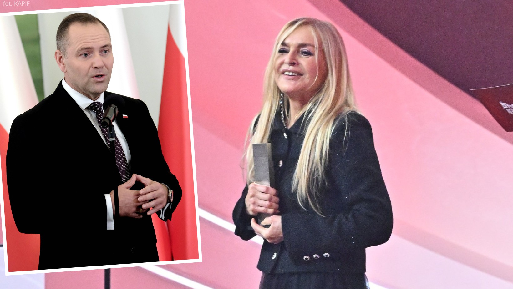 “Jest olbrzymim skandalem” – Monika Olejnik uderza w Nawrockiego podczas gali Viva!