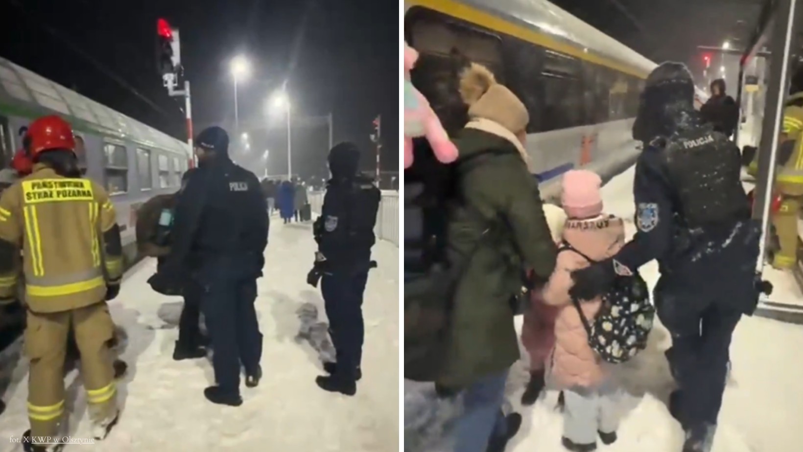 Awaria pociągu! 180 osób utknęło w wagonach przez śnieżycę!