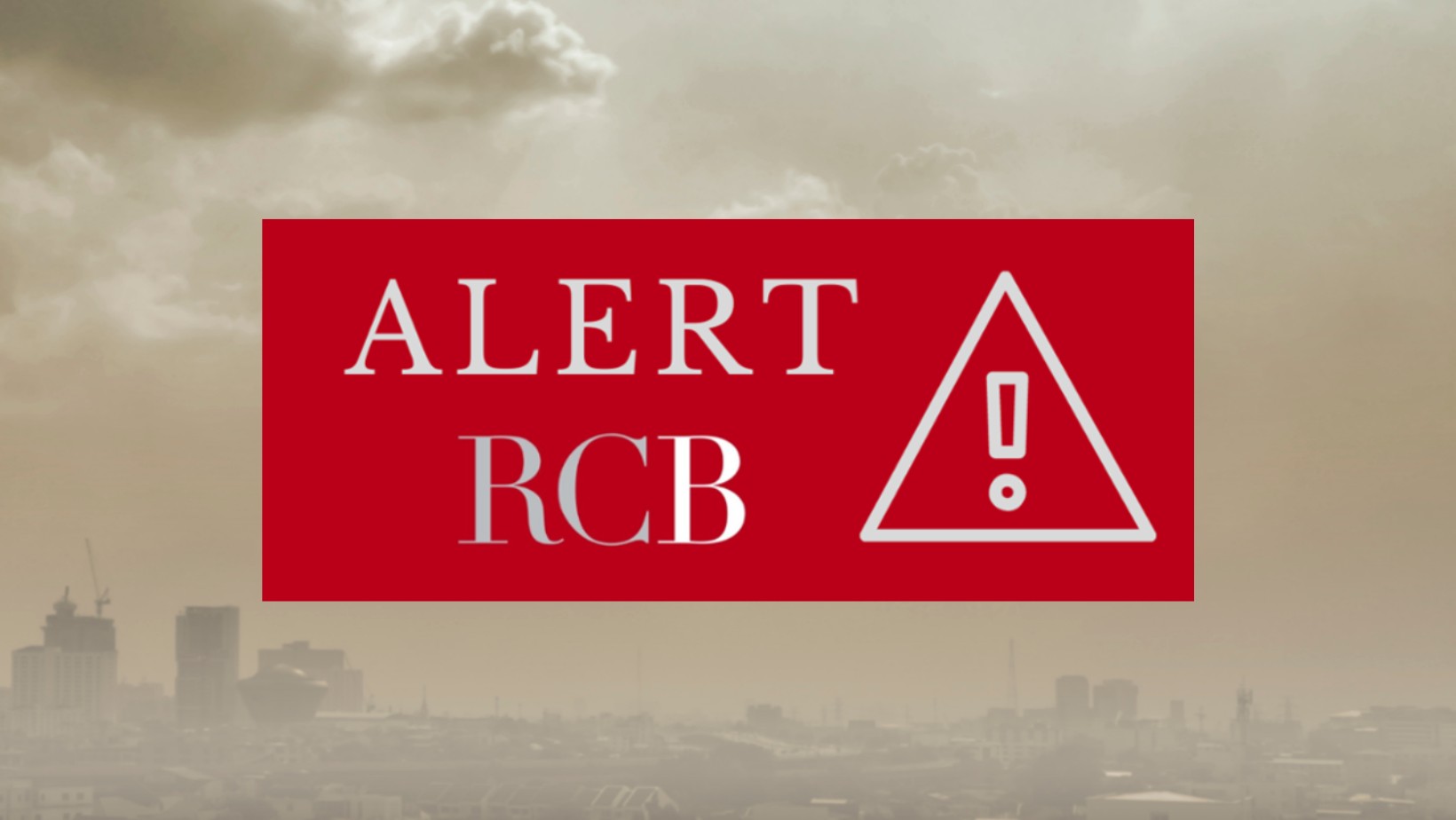 Nowy ALERT RCB! Służby apelują do mieszkańców o ostrożność