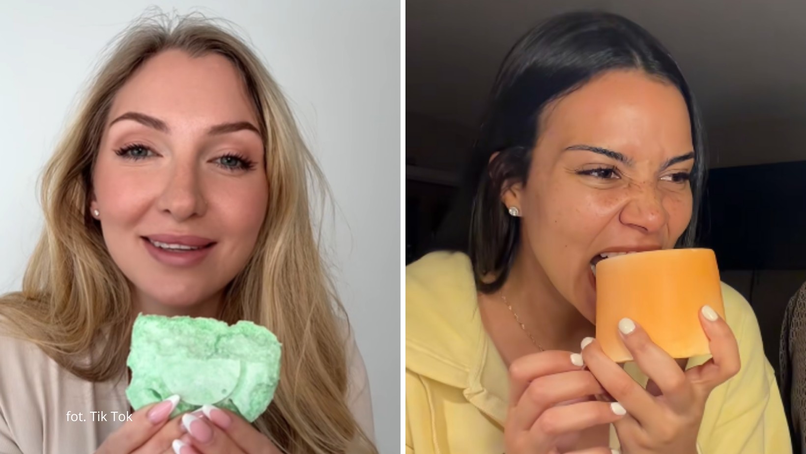 Nowy niebezpieczny trend. Influencerki jedzą przysmaki dla koni!