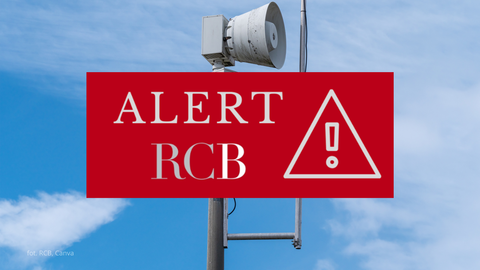 Po 10:00 zawyją sygnały alarmowe! RCB wydało komunikat