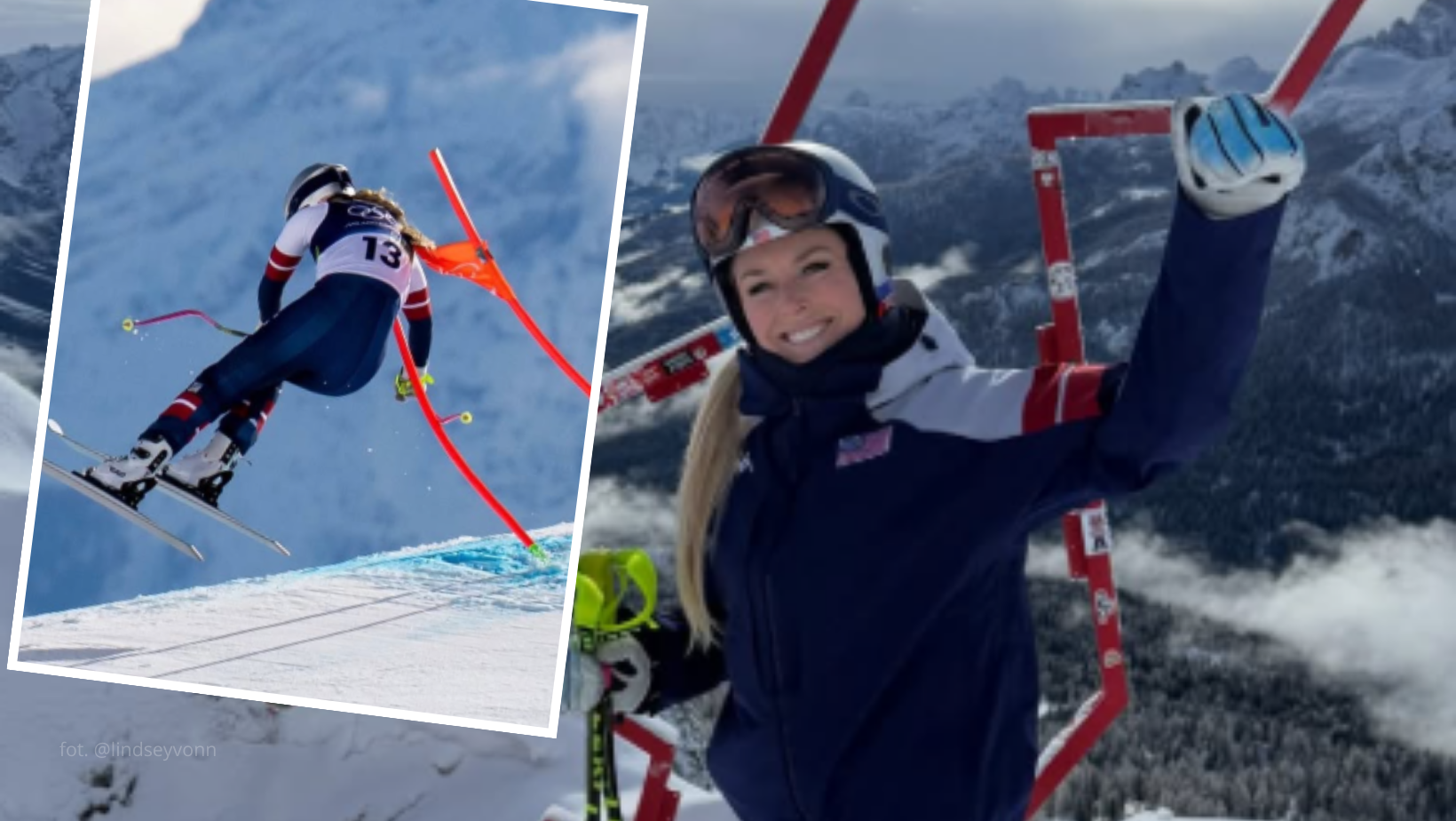 Trener Lindsey Vonn ujawnia, co powiedziała po wypadku