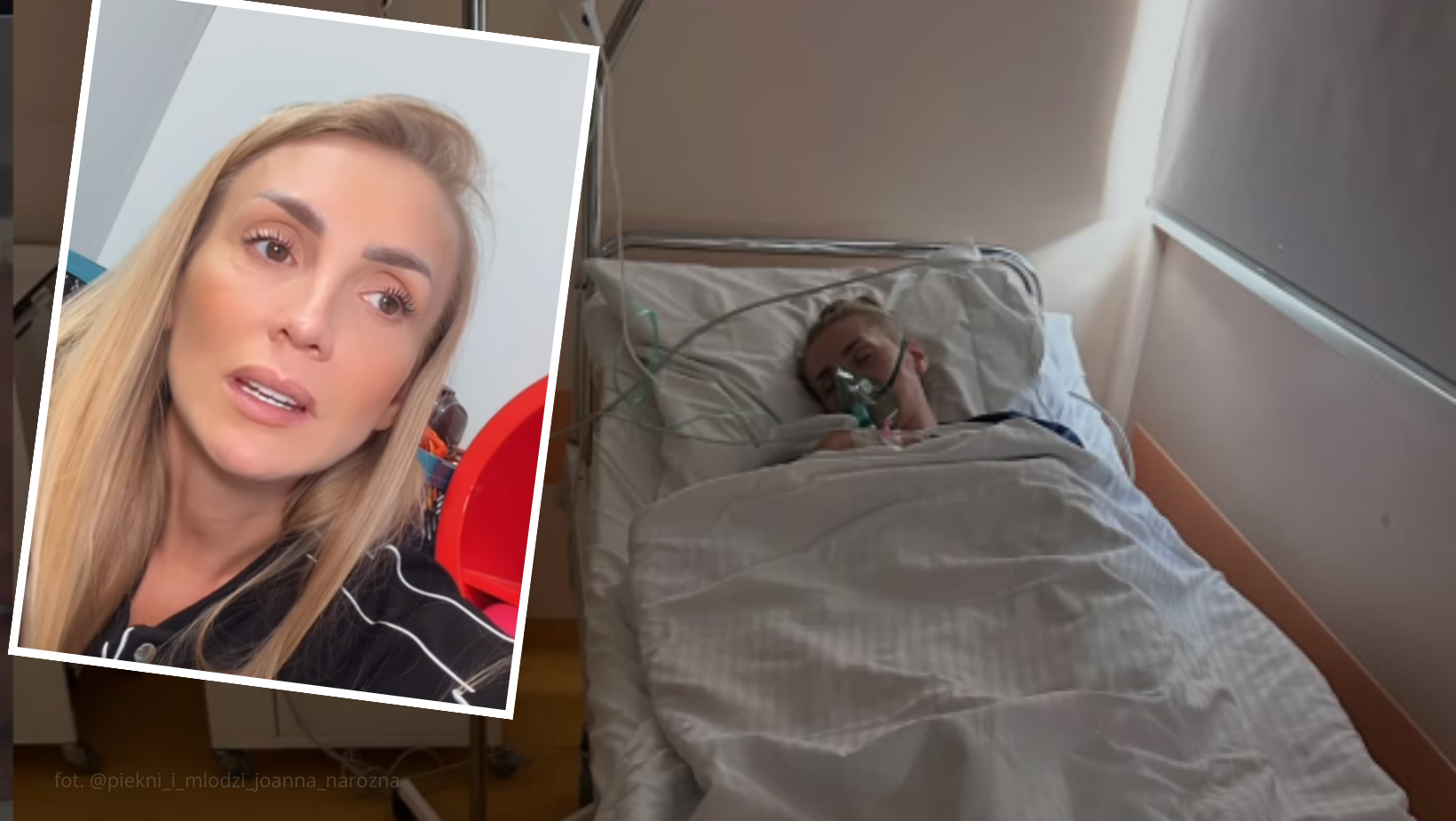 Żona Narożnego przerwała milczenie po pobycie w szpitalu