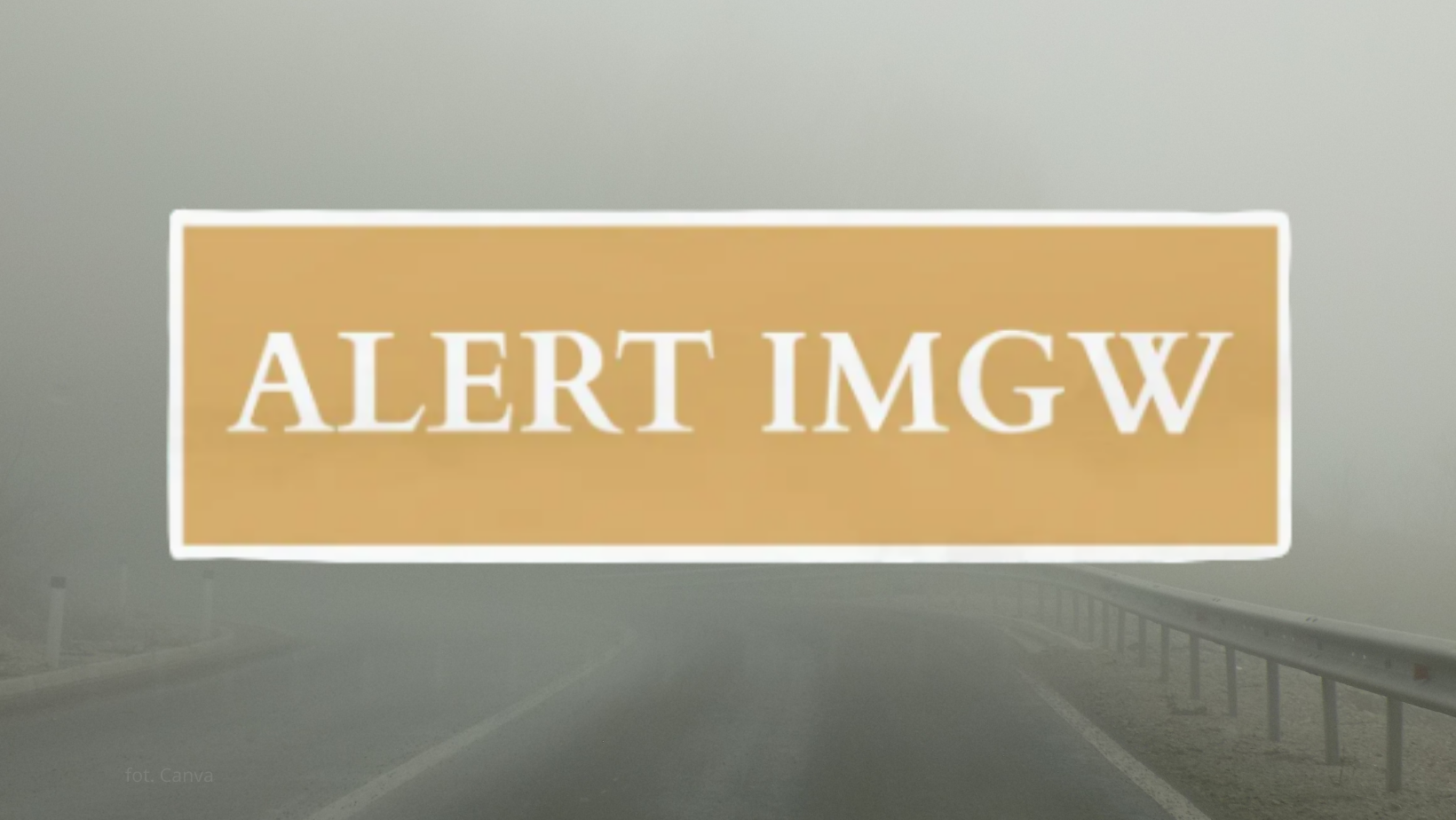 IMGW ostrzega. Warunki pogodowe mogą być niebezpieczne!