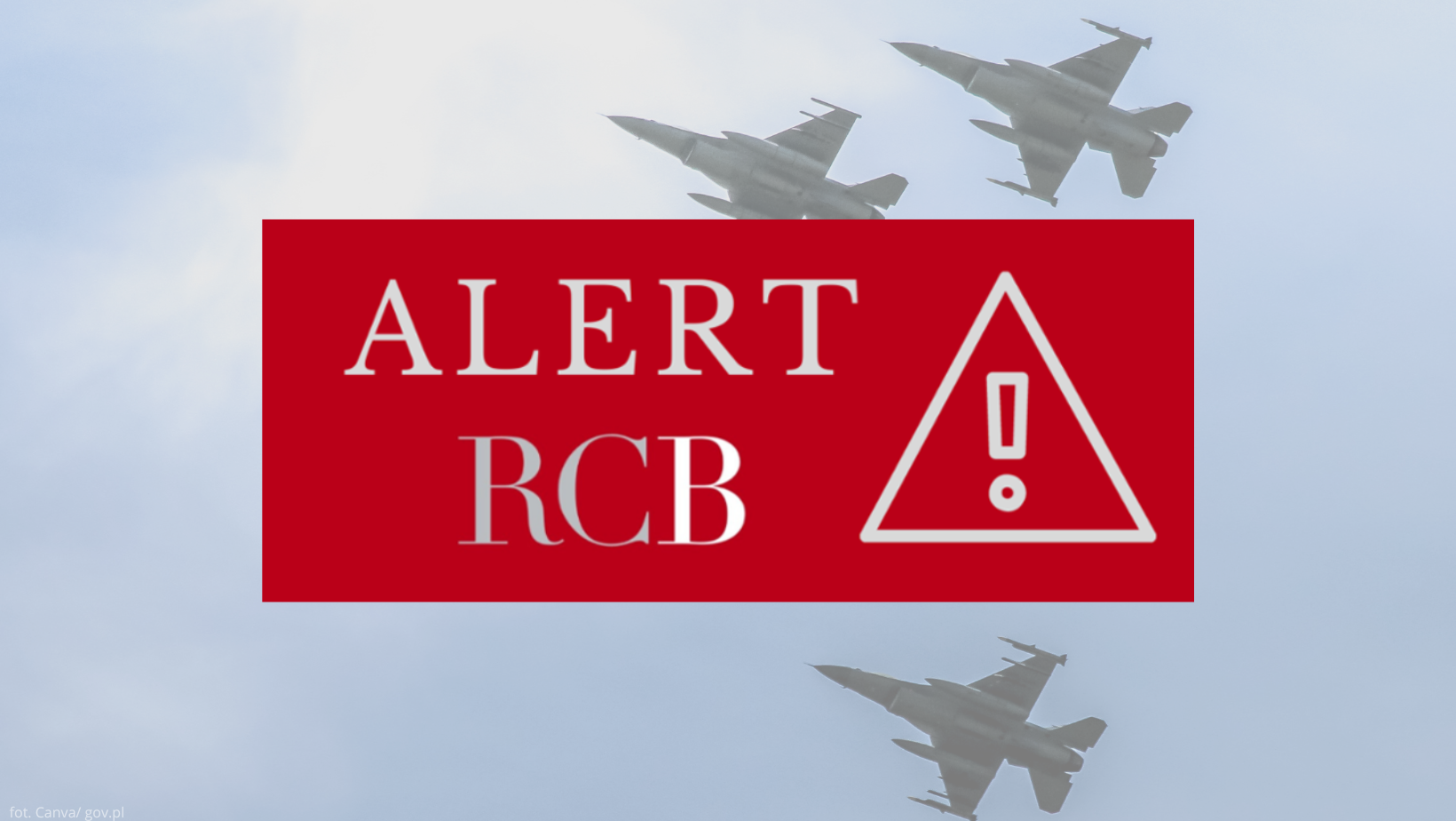 Poderwano myśliwce! RCB wysłało alerty!